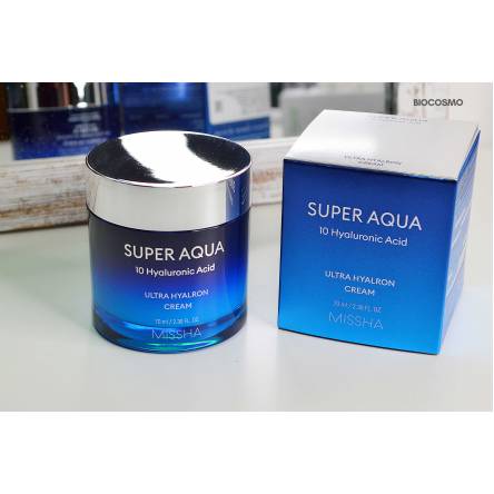 Увлажняющий крем для лица MISSHA Super Aqua Ultra Hyaluron Cream - 70 мл