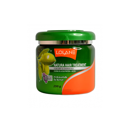 Маска для волос с маслом жожоба Lolane Natura Treatment for Dry & Damaged Hair + Jojoba Oil & Silk Protein - 250 мл