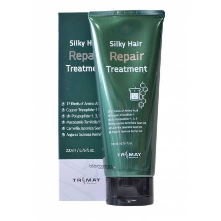Слабокислотный восстанавливающий бальзам-маска Trimay Silky Hair Repair Treatment - 200 мл