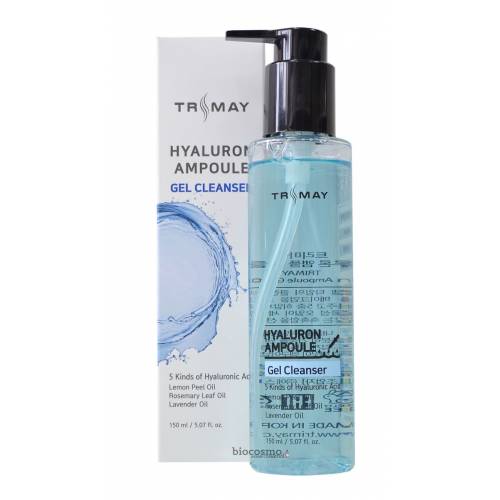 Очищающий гель с гиалуроновой кислотой Trimay Hyalurone Ampoule Gel Cleanser - 150 мл