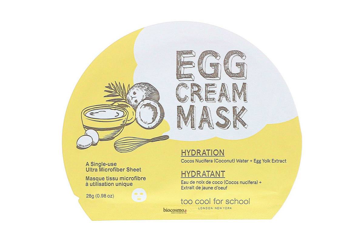 Маска С Экстрактом Яйца Too Cool For School Egg Cream Mask Hydration - 28 Мл