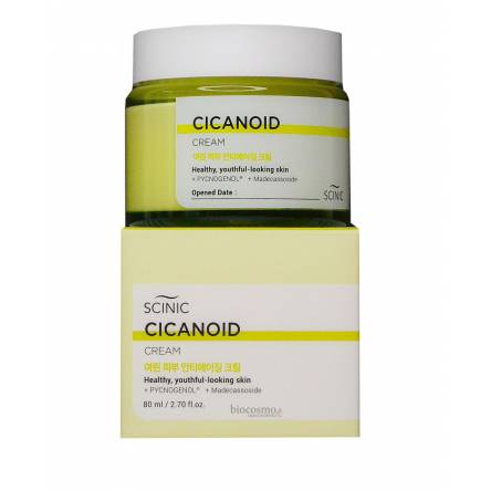 Антивозрастной крем для лица с циканоидом Scinic Cicanoid Cream - 80 мл