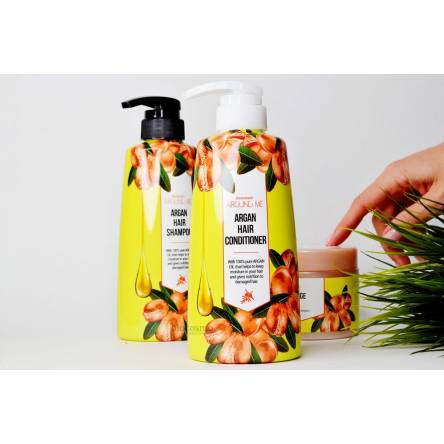 Кондиционер для волос c аргановым маслом WELCOS Kwailnara Around Me Argan Hair Conditioner - 500 мл