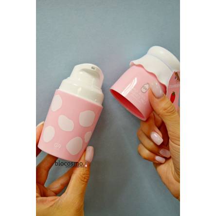Кислородная эссенция для жирной кожи G9Skin Milk Bubble Essence Pack Strawberry - 50 мл