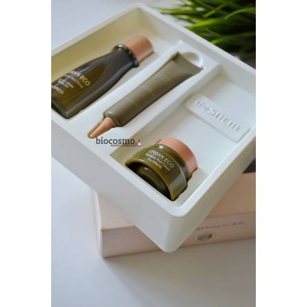 Набор Миниатюр Для Лица С Новозеландским Льном The Saem Urban Eco Harakeke Root Mini Set - 31Мл+10Мл+8Мл