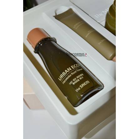 Набор Миниатюр Для Лица С Новозеландским Льном The Saem Urban Eco Harakeke Root Mini Set - 31Мл+10Мл+8Мл