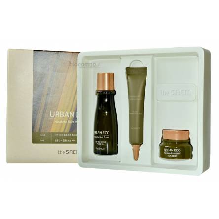Набор Миниатюр Для Лица С Новозеландским Льном The Saem Urban Eco Harakeke Root Mini Set - 31Мл+10Мл+8Мл