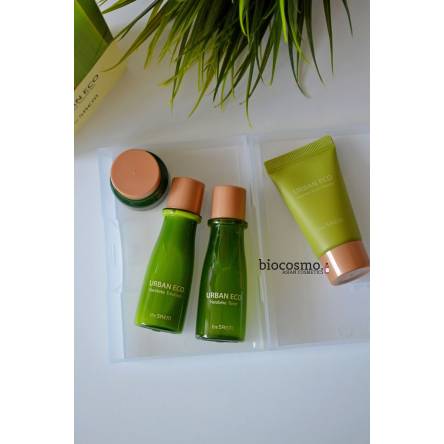 Набор Миниатюр Для Лица С Новозеландским Льном The Saem Urban Eco Harakeke Travel 4 Kit - 31Мл+31Мл+8Мл+25Гр