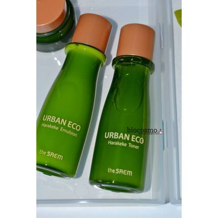 Набор Миниатюр Для Лица С Новозеландским Льном The Saem Urban Eco Harakeke Travel 4 Kit - 31Мл+31Мл+8Мл+25Гр