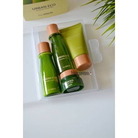 Набор Миниатюр Для Лица С Новозеландским Льном The Saem Urban Eco Harakeke Travel 4 Kit - 31Мл+31Мл+8Мл+25Гр