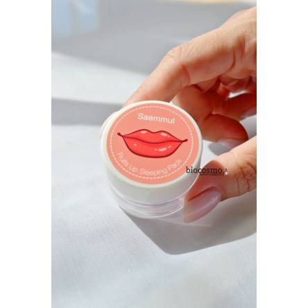 Ночная маска для губ с миндальным маслом The Saem Saemmul Fruits Lip Sleeping Pack - 9 гр