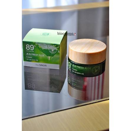 Увлажняющий крем для лица с алоэ The Saem Jeju Fresh Aloe Cream - 50 мл