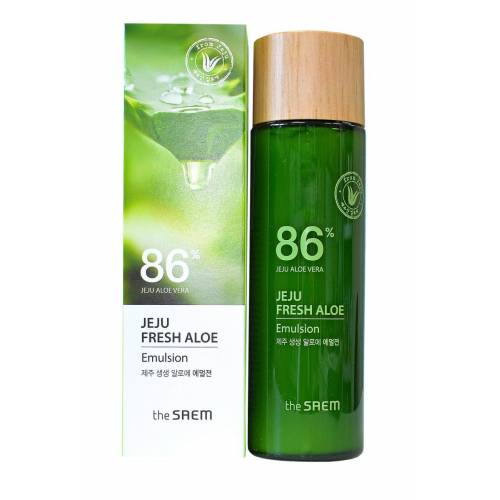 Увлажняющая эмульсия для лица с алоэ THE SAEM Jeju Fresh Aloe Emulsion - 155 мл