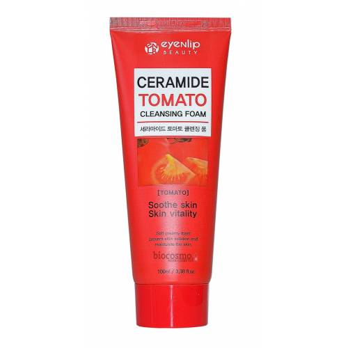 Очищающая пенка с керамидами и томатом EYENLIP Ceramide Tomato Cleansing Foam - 100 мл