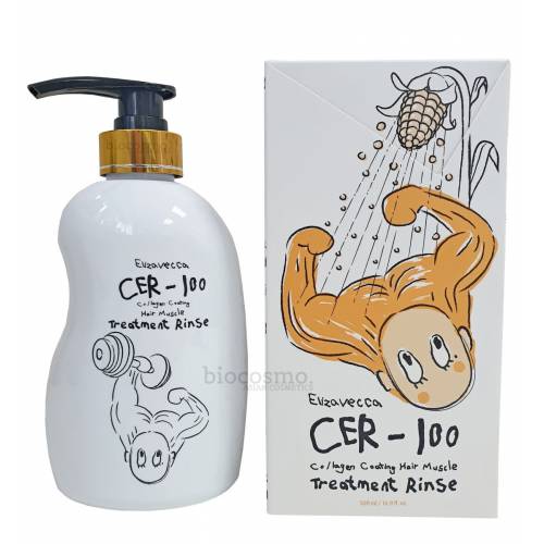 Питательный бальзам для волос ELIZAVECCA Cer-100 Collagen Coating Hair Muscle Treatment Rinse - 500 мл