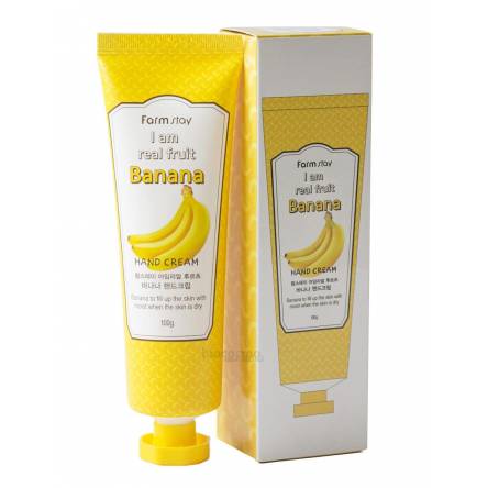 Крем для рук с бананом FARMSTAY I am Real Fruit Banana Hand Cream - 100 мл