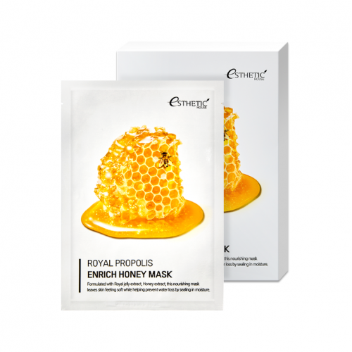 Тканевая маска для лица с прополисом Esthetic House Royal Propolis Enrich Honey Mask - 25 мл