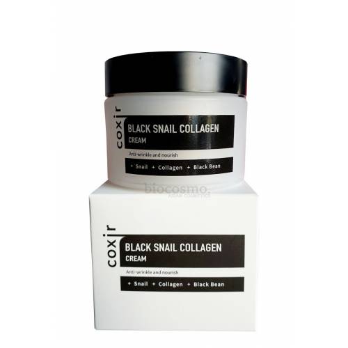 Антивозрастной крем с муцином улитки COXIR Black Snail Collagen Cream - 50 мл
