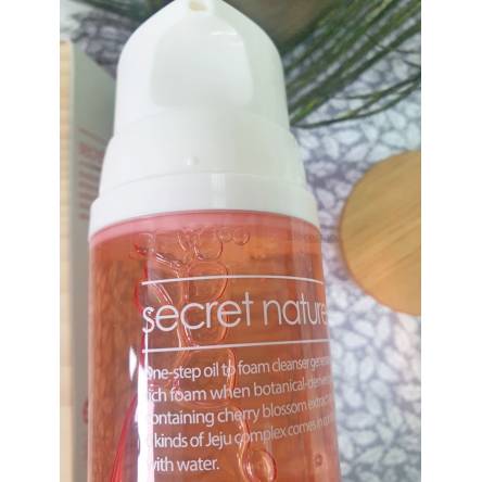Гидрофильное масло-пенка c вишней Secret Nature Cherry Blossom Oil to Foam Cleanser - 100 мл