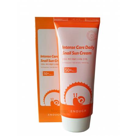 Солнцезащитный крем с муцином улитки ENOUGH Intense Care Daily Snail Sun Cream SPF50+ PA+++ - 70 мл
