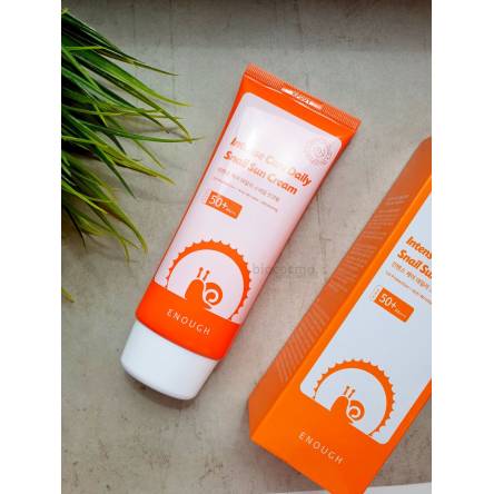Солнцезащитный крем с муцином улитки ENOUGH Intense Care Daily Snail Sun Cream SPF50+ PA+++ - 70 мл