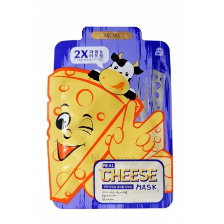 Тканевая маска с ферментированным сыром MJCARE Real Cheese Mask - 25 гр