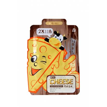 Тканевая маска с ферментированным сыром MJCARE Real Cheese Mask - 25 гр