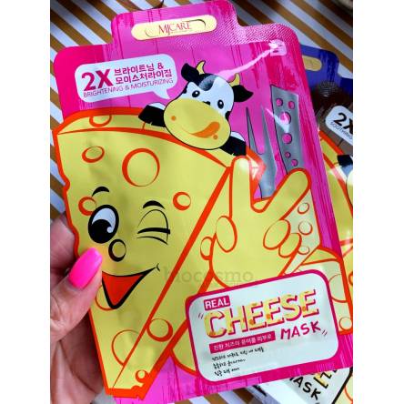 Тканевая маска с ферментированным сыром MJCARE Real Cheese Mask - 25 гр