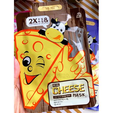 Тканевая маска с ферментированным сыром MJCARE Real Cheese Mask - 25 гр