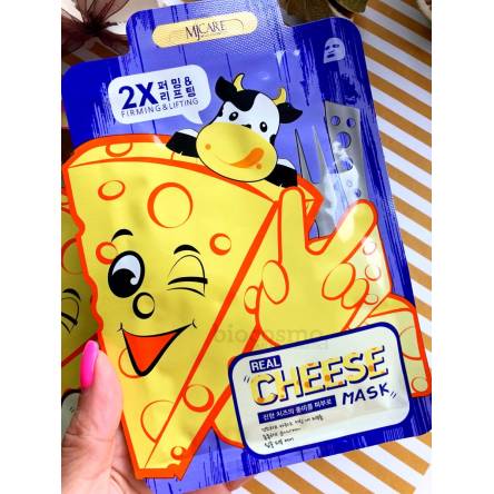 Тканевая маска с ферментированным сыром MJCARE Real Cheese Mask - 25 гр