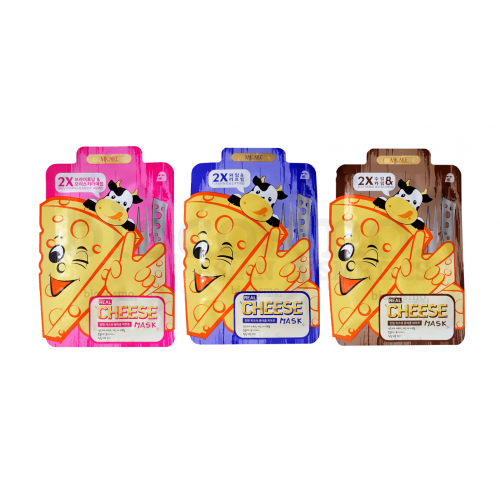 Тканевая маска с ферментированным сыром MJCARE Real Cheese Mask - 25 гр