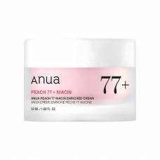 Укрепляющий крем с ниацинамидом и персиком Anua Peach 77 Niacin Enriched Cream - 50 мл