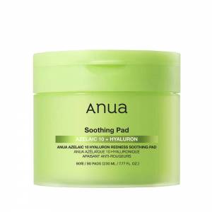 Пэды с азелаиновой кислотой Anua Azelaic Acid 10 Hyaluron Redness Soothing Pad - 90 шт