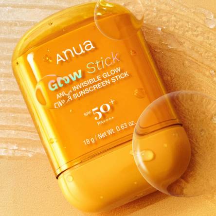 Солнцезащитный стик Anua Invisible Glow Finish Sunscreen Stick SPF50+ PA++++ - 18 гр