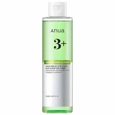 Тоник с азелаиновой кислотой и центеллой Anua Azelaic Acid 3 Cica Skin Clarifying Toner
