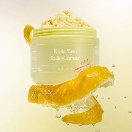 Очищающее средство с юдзу и койевой кислотой AXIS-Y Kojic Yuzu Pack Cleanser