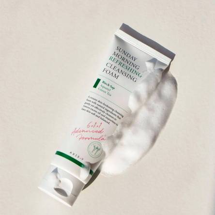 Увлажняющая пенка для умывания AXIS-Y Sunday Morning Refreshing Cleansing Foam
