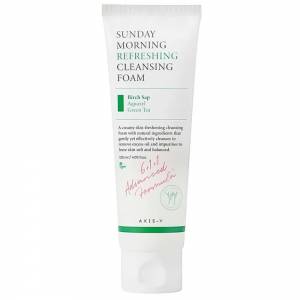 Увлажняющая пенка для умывания AXIS-Y Sunday Morning Refreshing Cleansing Foam - 120 мл