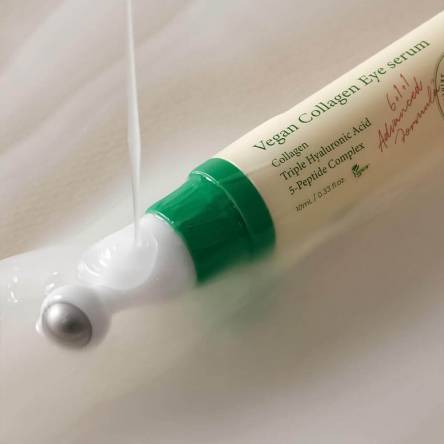 Пептидная сыворотка для век с массажным аппликатором AXIS-Y Vegan Collagen Eye Serum - 10 мл