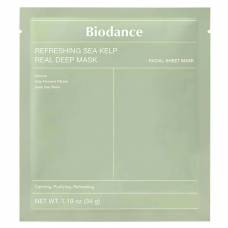 Успокаивающая гидрогелевая маска с водорослями Biodance Refreshing Sea Kelp Real Deep Mask - 34 гр