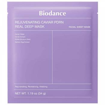 Гидрогелевая маска с ПДРН и икрой Biodance Rejuvenating Caviar PDRN Real Deep Mask - 34 гр