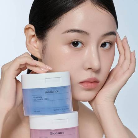 Гелевые тонер-пэды с ледниковой водой Biodance Cera-nol Gel Toner Pads - 60 шт