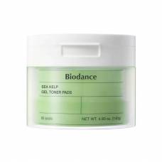 Успокаивающие пэды с водорослями Biodance Sea Kelp Gel Toner Pad - 60 шт