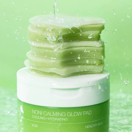 Успокаивающие тонер-пэды с экстрактом нони Celimax The Real Noni Calming Glow Pad - 50 шт