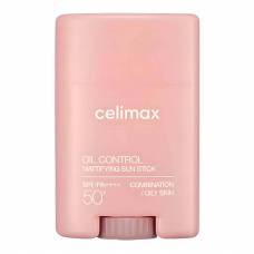 Солнцезащитный стик для жирной кожи Celimax Oil Control Mattifying Sun Stick SPF50+ PA++++ - 19 гр