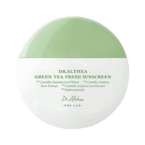 Успокаивающий солнцезащитный крем Dr. Althea Green Tea Fresh Sunscreen SPF50+ PA++++ - 45 мл