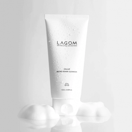 Увлажняющая пенка для умывания Lagom Cellup Micro Foam Cleanser 120 мл