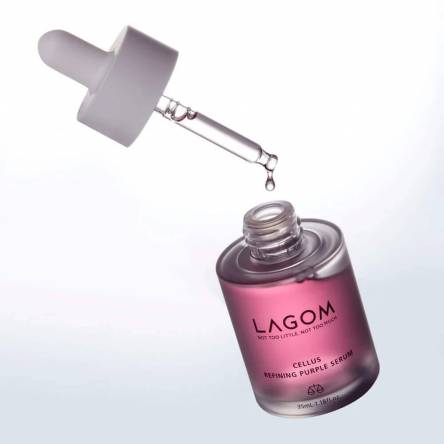 Сыворотка с азелаиновой кислотой Lagom Cellus Refining Purple Serum