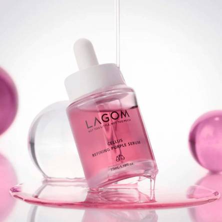 Сыворотка с азелаиновой кислотой Lagom Cellus Refining Purple Serum