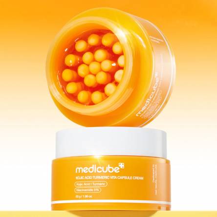 Капсульный крем для сияния кожи medicube Kojic Acid Turmeric Vita Capsule Cream - 53 гр